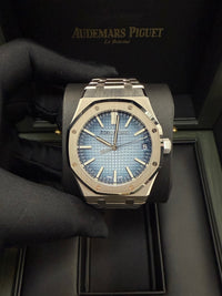 Thumbnail for Audemars Piguet Royal Oak 41mm White Gold Smoked Blue Dial 15510BC.OO.1320BC.02 - WatchesOff5thWatch