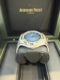 Thumbnail for Audemars Piguet Royal Oak 41mm White Gold Smoked Blue Dial 15510BC.OO.1320BC.02 - WatchesOff5thWatch