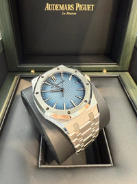 Thumbnail for Audemars Piguet Royal Oak 41mm White Gold Smoked Blue Dial 15510BC.OO.1320BC.02 - WatchesOff5thWatch