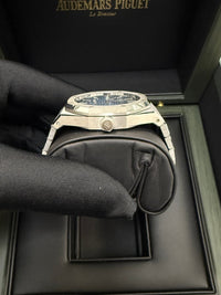 Thumbnail for Audemars Piguet Royal Oak 41mm White Gold Smoked Blue Dial 15510BC.OO.1320BC.02 - WatchesOff5thWatch