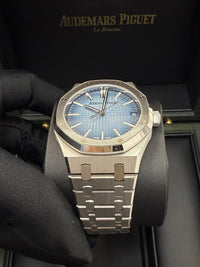 Thumbnail for Audemars Piguet Royal Oak 41mm White Gold Smoked Blue Dial 15510BC.OO.1320BC.02 - WatchesOff5thWatch