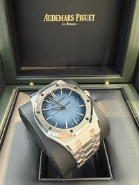 Thumbnail for Audemars Piguet Royal Oak 41mm White Gold Smoked Blue Dial 15510BC.OO.1320BC.02 - WatchesOff5thWatch