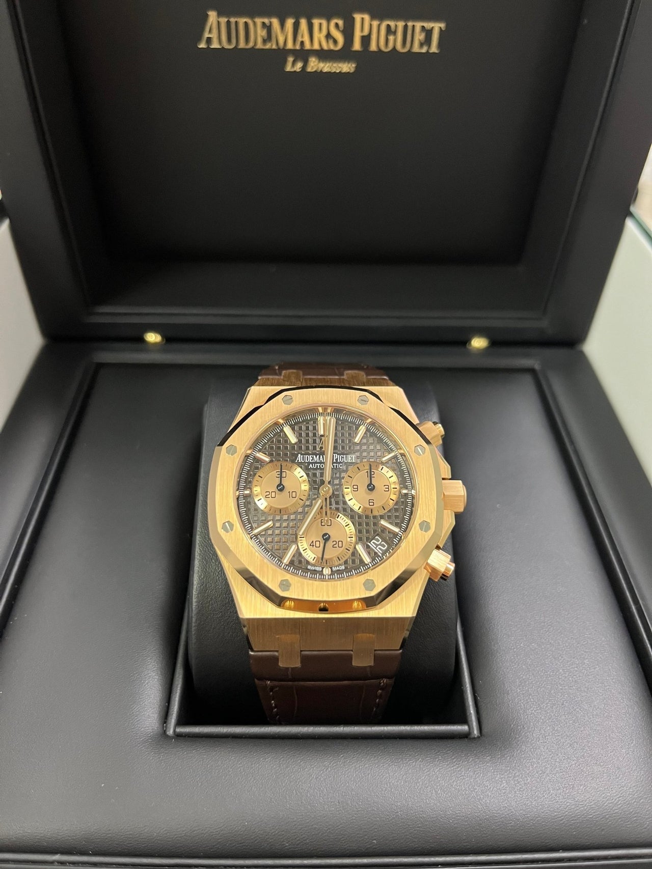 Audemars Piguet Royal Oak Chronograph 41mm Brown Dial (Reference # 26239OR.OO.D821CR.01) - WatchesOff5thWatch