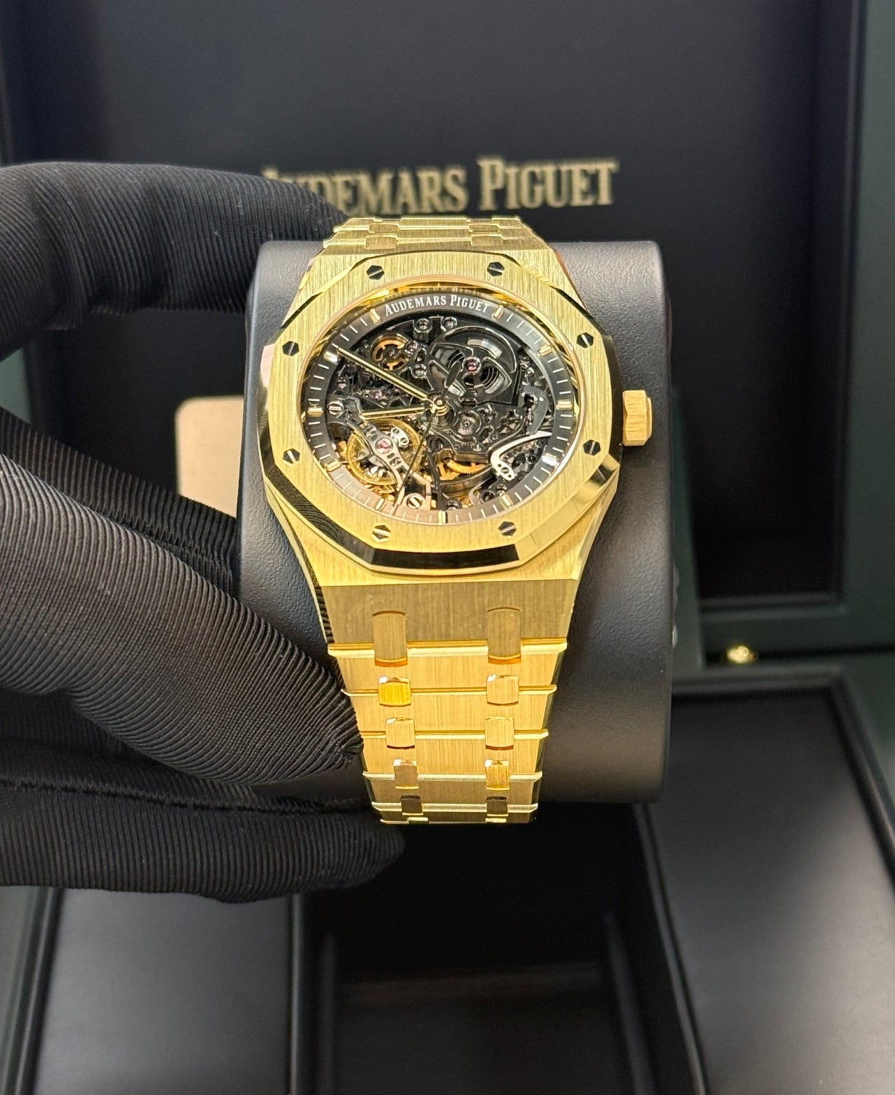 Audemars Piguet Royal Oak Double Balance Wheel Openworked 41mm 15407BA.OO.1220BA.01 - WatchesOff5thWatch