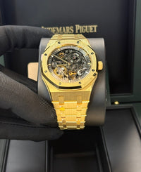 Thumbnail for Audemars Piguet Royal Oak Double Balance Wheel Openworked 41mm 15407BA.OO.1220BA.01 - WatchesOff5thWatch