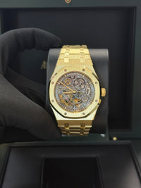 Thumbnail for Audemars Piguet Royal Oak Double Balance Wheel Openworked 41mm 15407BA.OO.1220BA.01 - WatchesOff5thWatch
