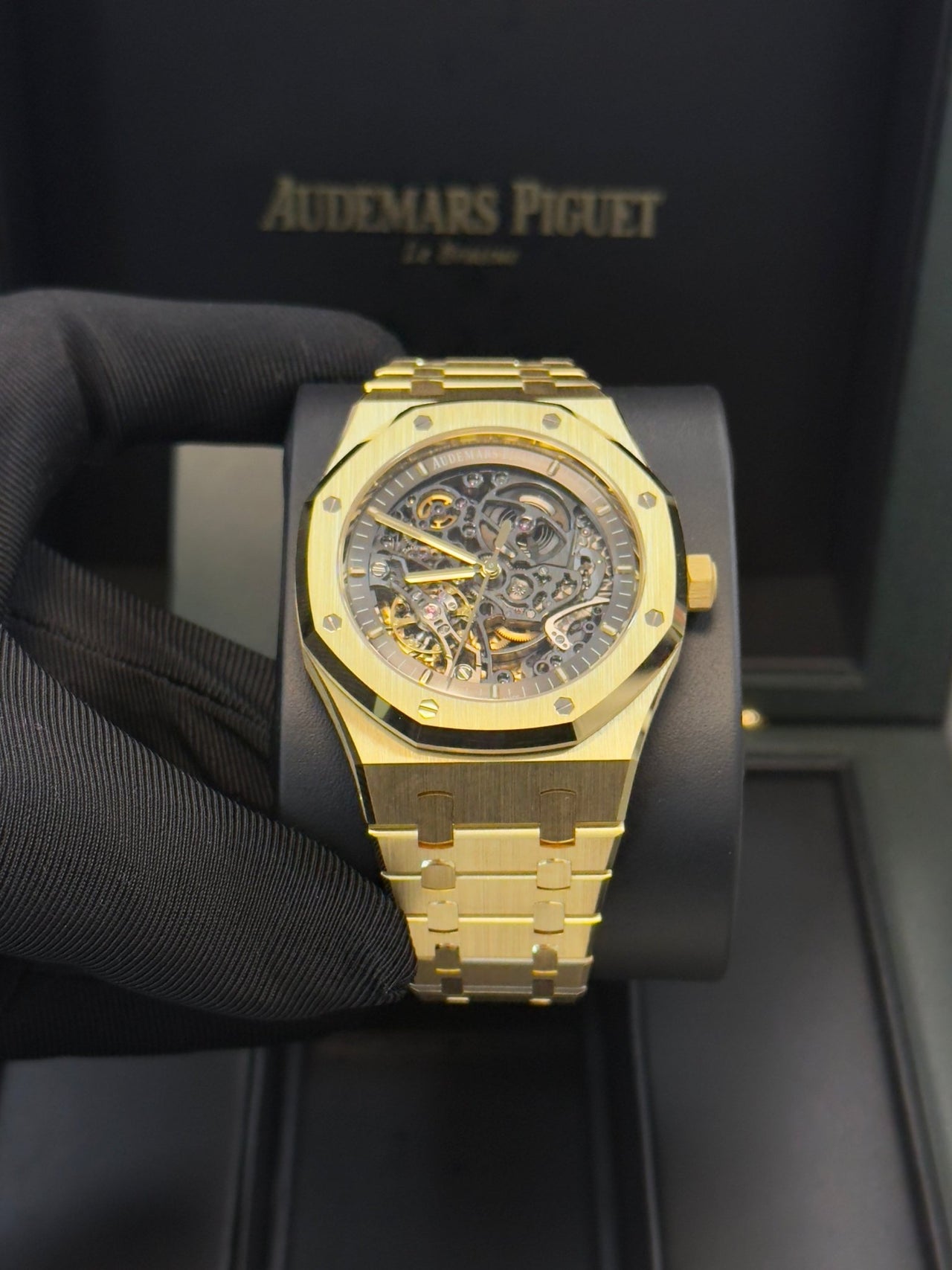 Audemars Piguet Royal Oak Double Balance Wheel Openworked 41mm 15407BA.OO.1220BA.01 - WatchesOff5thWatch