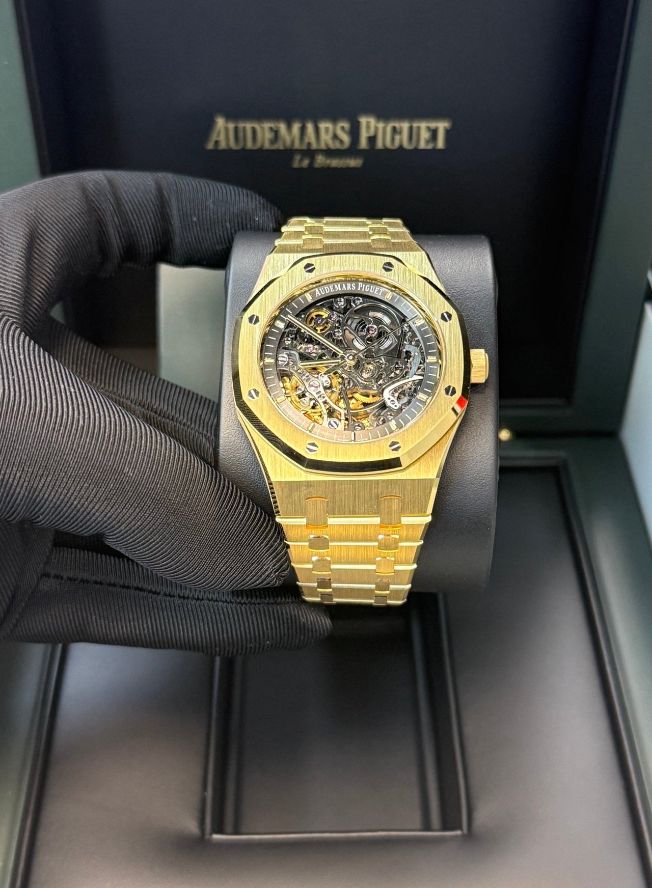 Audemars Piguet Royal Oak Double Balance Wheel Openworked 41mm 15407BA.OO.1220BA.01 - WatchesOff5thWatch