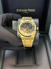 Thumbnail for Audemars Piguet Royal Oak Double Balance Wheel Openworked 41mm 15407BA.OO.1220BA.01 - WatchesOff5thWatch