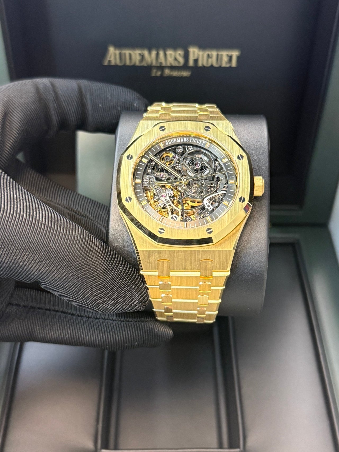 Audemars Piguet Royal Oak Double Balance Wheel Openworked 41mm 15407BA.OO.1220BA.01 - WatchesOff5thWatch