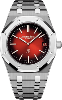 Thumbnail for Audemars Piguet Royal Oak Jumbo Extra - thin Burgundy 16202XT.OO.1240XT.01 - WatchesOff5thWatch