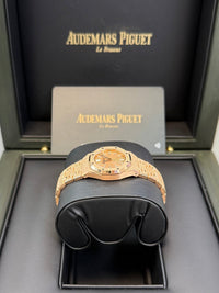 Thumbnail for Audemars Piguet ROYAL OAK MINI FROSTED GOLD QUARTZ Ref. 67630OR.GG.1312OR.01 - WatchesOff5thWatch
