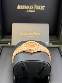 Thumbnail for Audemars Piguet ROYAL OAK MINI FROSTED GOLD QUARTZ Ref. 67630OR.GG.1312OR.01 - WatchesOff5thWatch