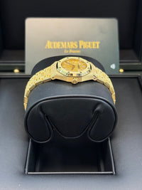 Thumbnail for Audemars Piguet Royal Oak Mini Frosted Yellow Gold Quartz 67630BA.GG.1312BA.01 - WatchesOff5thWatch