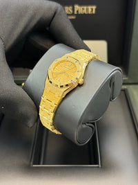 Thumbnail for Audemars Piguet Royal Oak Mini Frosted Yellow Gold Quartz 67630BA.GG.1312BA.01 - WatchesOff5thWatch