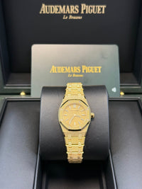 Thumbnail for Audemars Piguet Royal Oak Mini Frosted Yellow Gold Quartz 67630BA.GG.1312BA.01 - WatchesOff5thWatch