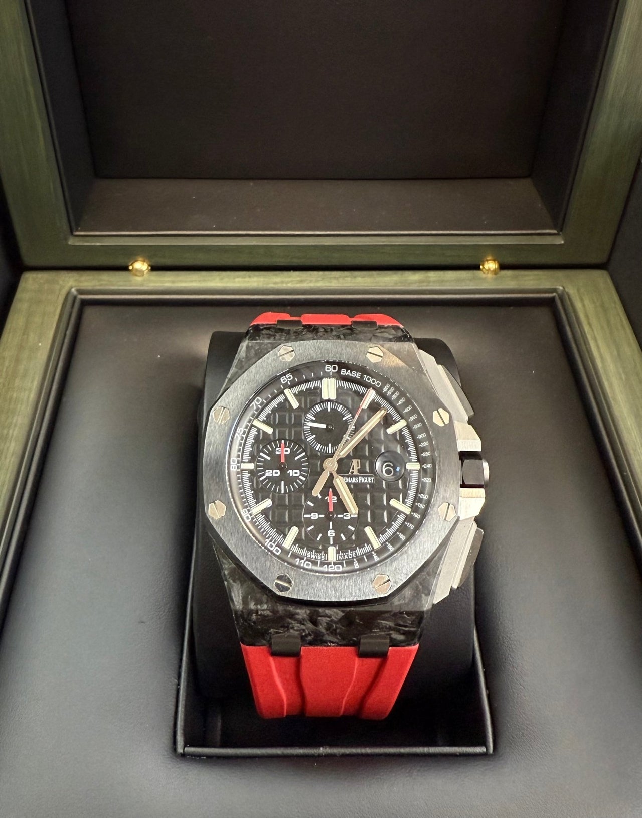 Audemars Piguet Royal Oak Offshore Chronograph 44mm Black Carbon 26400AU.OO.A002CA.01 - WatchesOff5th