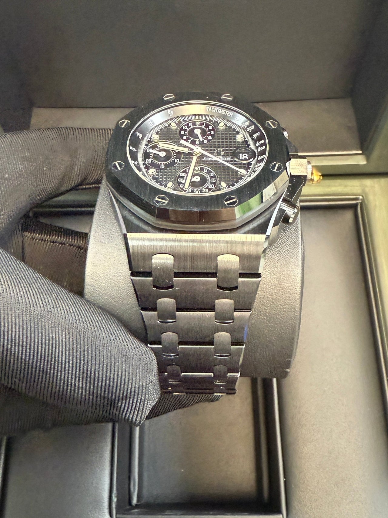 Audemars Piguet Royal Oak Offshore Chronograph Selfwinding Chronograph 42mm Black Dial Ceramic 26238CE.OO.1300CE.01 - WatchesOff5thWatch