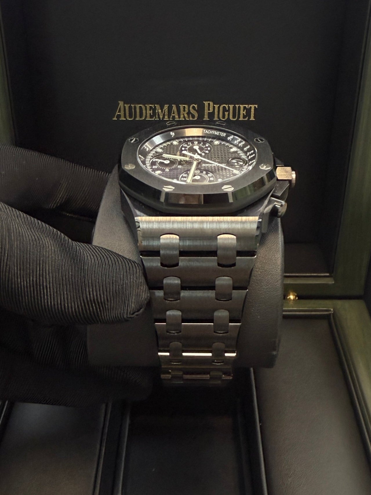 Audemars Piguet Royal Oak Offshore Chronograph Selfwinding Chronograph 42mm Black Dial Ceramic 26238CE.OO.1300CE.01 - WatchesOff5thWatch