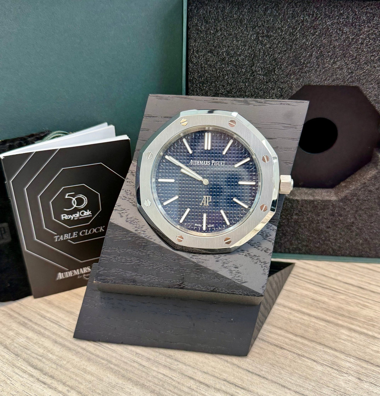 Audemars Piguet Royal Oak Offshore Table Clock 50th Royal Oak Limited To 2250 With Box - WatchesOff5thWatch