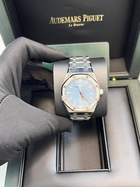 Thumbnail for Audemars Piguet Royal Oak Selfwinding Ice Blue Dial 77451ST.ZZ.1361ST.03 - WatchesOff5thWatch