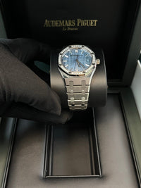 Thumbnail for Audemars Piguet Royal Oak Selfwinding Ice Blue Dial 77451ST.ZZ.1361ST.03 - WatchesOff5thWatch