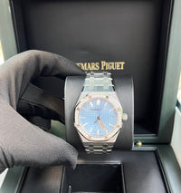 Thumbnail for Audemars Piguet Royal Oak Selfwinding Ice Blue Dial 77451ST.ZZ.1361ST.03 - WatchesOff5thWatch