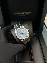 Thumbnail for Audemars Piguet Royal Oak Selfwinding Ice Blue Dial 77451ST.ZZ.1361ST.03 - WatchesOff5thWatch