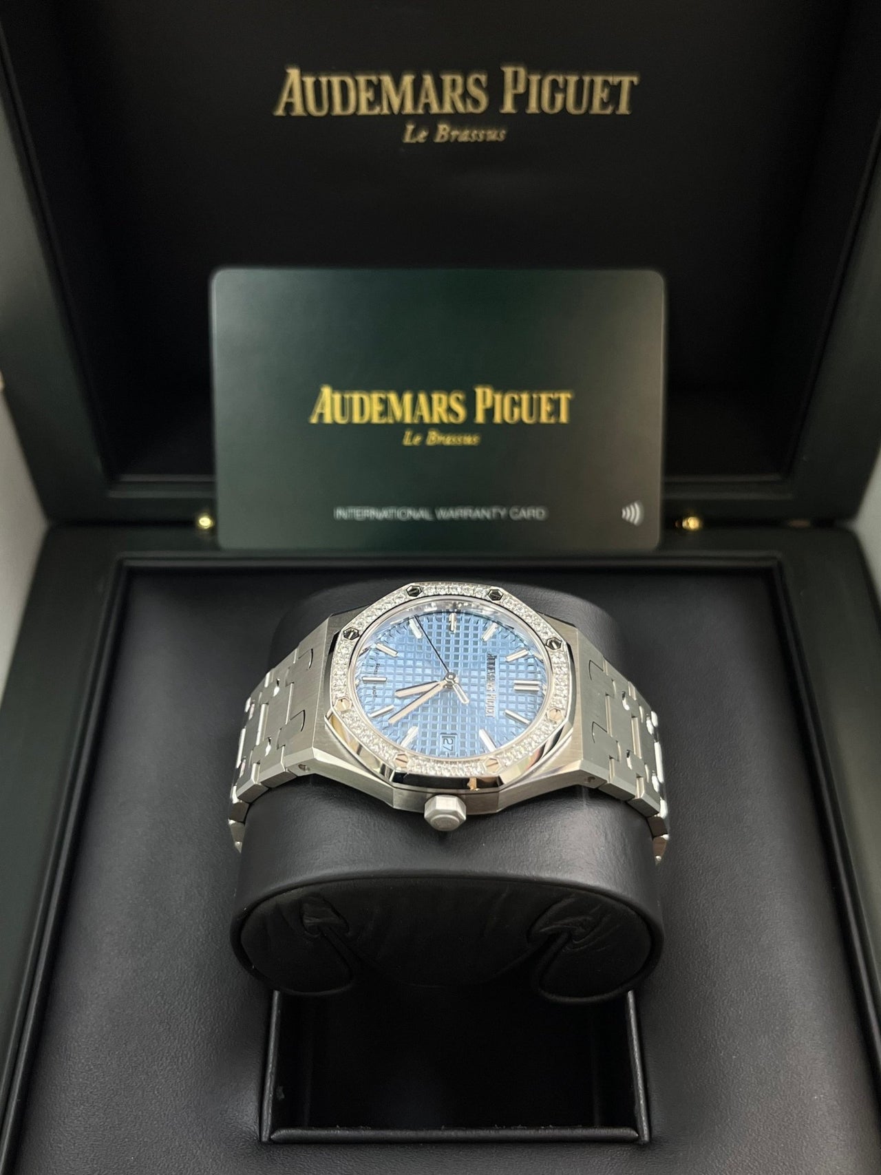 Audemars Piguet Royal Oak Selfwinding Ice Blue Dial 77451ST.ZZ.1361ST.03 - WatchesOff5thWatch