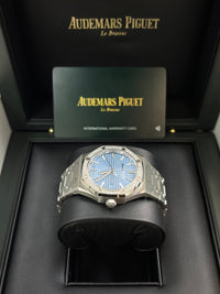Thumbnail for Audemars Piguet Royal Oak Selfwinding Ice Blue Dial 77451ST.ZZ.1361ST.03 - WatchesOff5thWatch