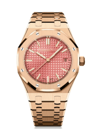 Thumbnail for Audemars Piguet Royal Oak Selfwinding Rose Gold Pink Dial 34mm Royal Oak Selfwinding Ref. 77450OR.OO.1361OR.01 - WatchesOff5thwatch