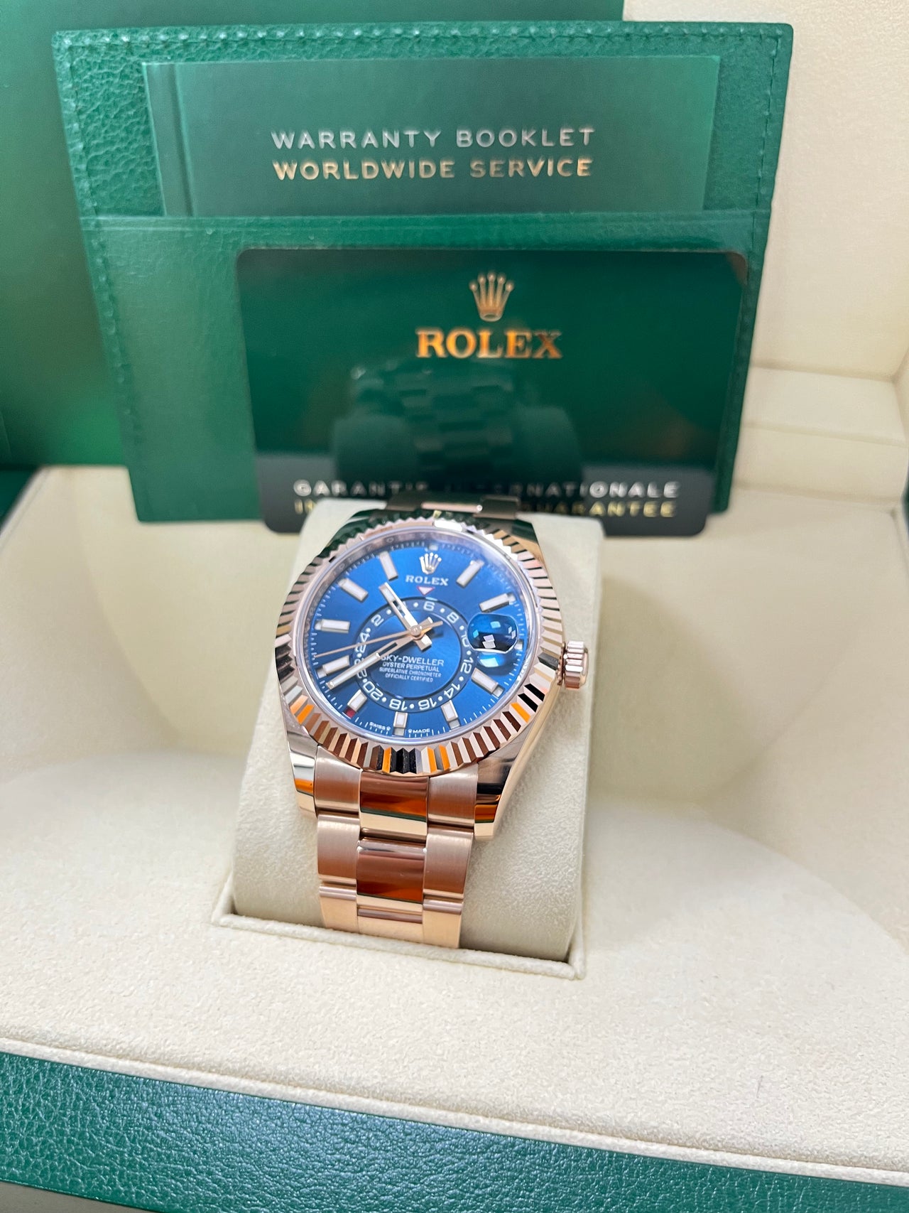 Rolex Sky-Dweller Blue Dial Oyster Bracelet 336935
