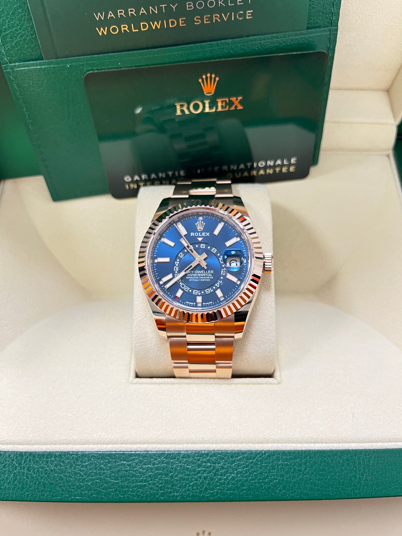 Rolex Sky-Dweller Blue Dial Oyster Bracelet 336935