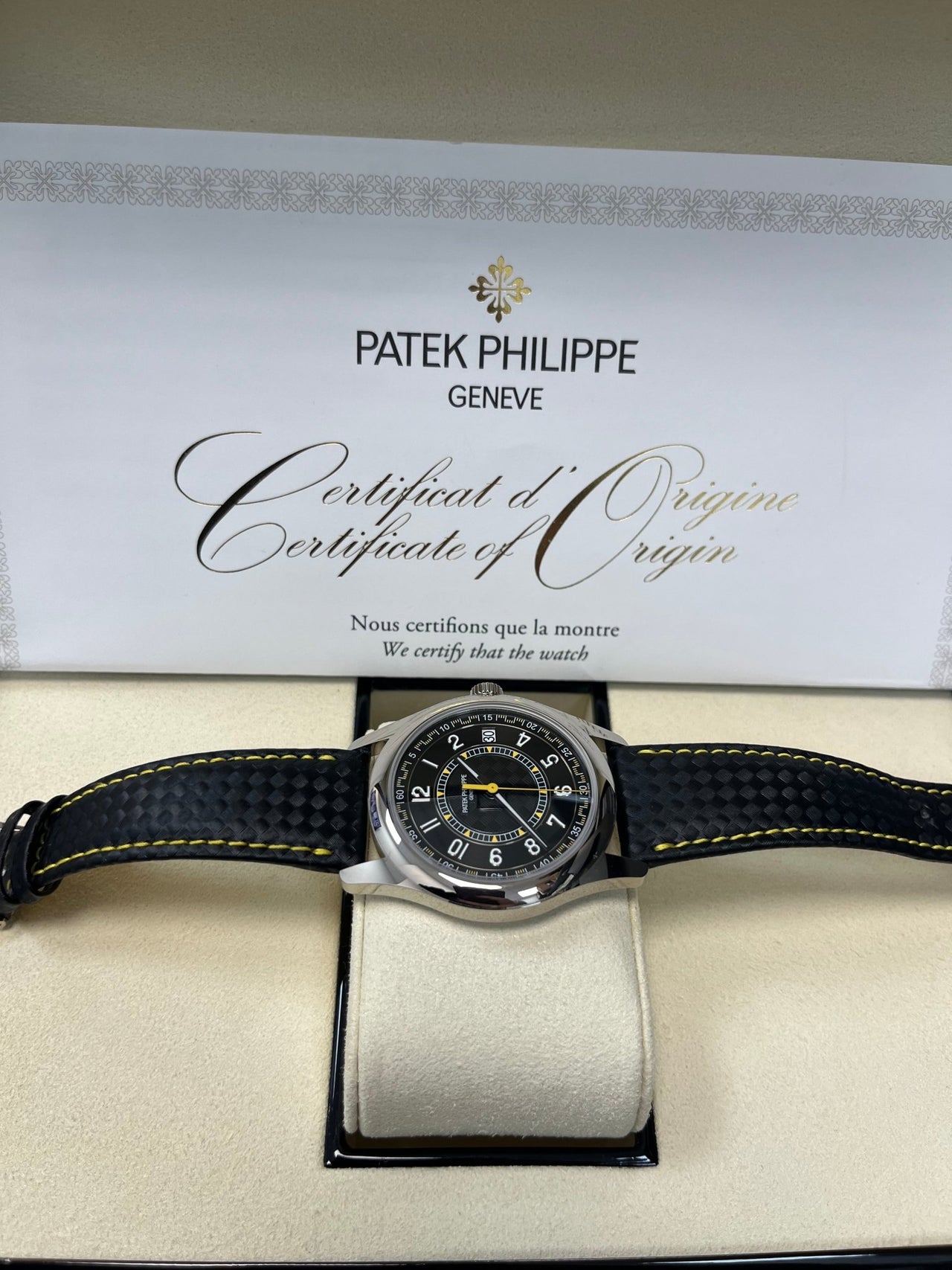 Patek Philippe Calatrava Date Sweep Seconds (Ref# 6007G - 001) - WatchesOff5thWatch