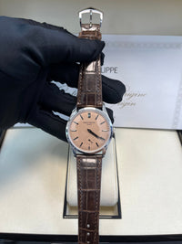 Thumbnail for Patek Philippe Calatrava New 2025 Release 6196P Calatrava Salmon Dial Platinum - WatchesOff5thWatch