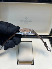 Thumbnail for Patek Philippe Calatrava New 2025 Release 6196P Calatrava Salmon Dial Platinum - WatchesOff5thWatch