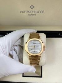 Thumbnail for Patek Philippe Ladies Rose Gold Nautilus White Silver Opaline Dial Tiffany Papers 7118/1R-001 - WatchesOff5th