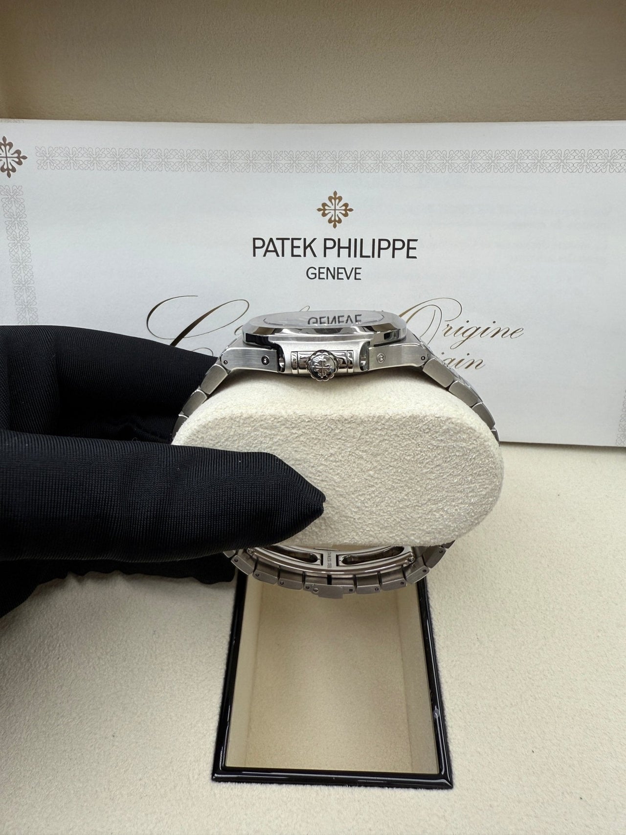 Patek Philippe Nautilus Annual Calendar Stainless Steel with Blue Dial/ Moon Phase (Ref5726/1A - 014) - WatchesOff5thWatch