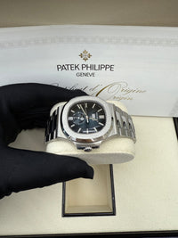 Thumbnail for Patek Philippe Nautilus Annual Calendar Stainless Steel with Blue Dial/ Moon Phase (Ref5726/1A - 014) - WatchesOff5thWatch