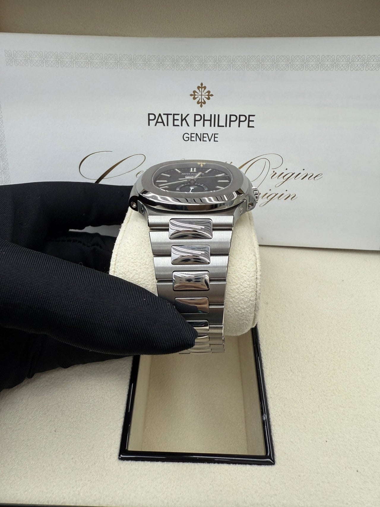 Patek Philippe Nautilus Annual Calendar Stainless Steel with Blue Dial/ Moon Phase (Ref5726/1A - 014) (Copy) - WatchesOff5thWatch