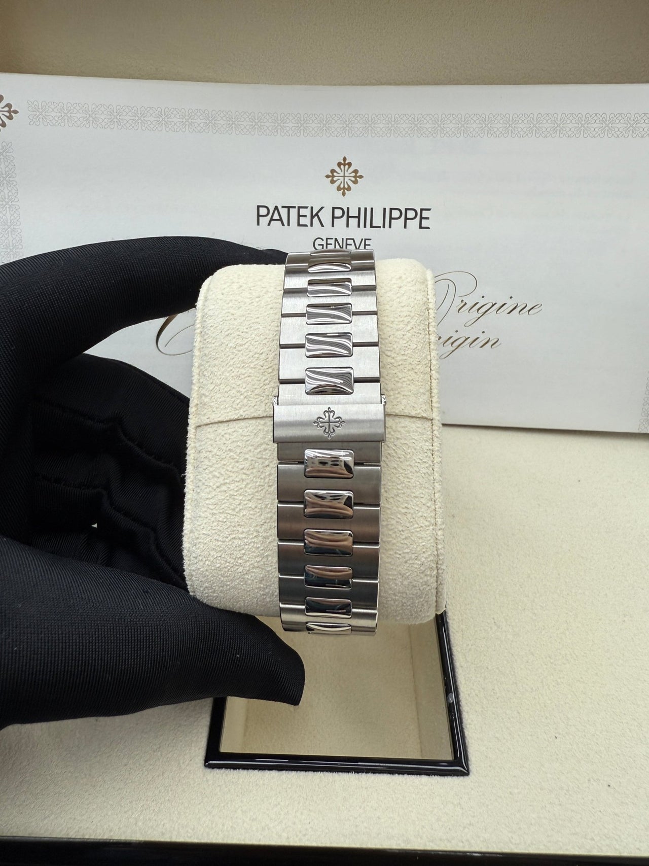 Patek Philippe Nautilus Annual Calendar Stainless Steel with Blue Dial/ Moon Phase (Ref5726/1A - 014) (Copy) - WatchesOff5thWatch