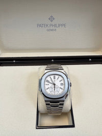 Thumbnail for Patek Philippe Nautilus Chronograph White Dial 5980/1A - 019 - WatchesOff5thWatch