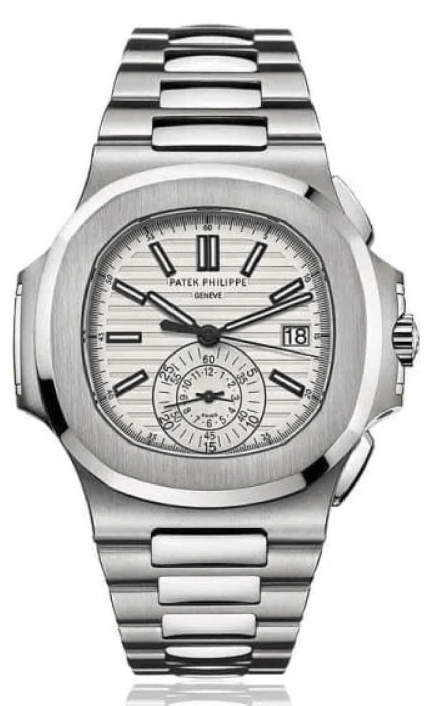 Patek Philippe Nautilus Chronograph White Dial 5980/1A - 019 - WatchesOff5thWatch