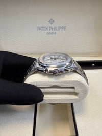 Thumbnail for Patek Philippe Nautilus Chronograph White Dial 5980/1A - 019 - WatchesOff5thWatch