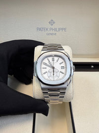 Thumbnail for Patek Philippe Nautilus Chronograph White Dial 5980/1A - 019 - WatchesOff5thWatch