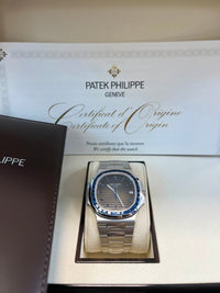 Thumbnail for Patek Philippe Nautilus Platinum Blue Sapphire 5711/111P - 001 - WatchesOff5thWatch