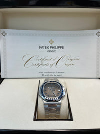 Thumbnail for Patek Philippe Nautilus Platinum Blue Sapphire 5711/111P - 001 - WatchesOff5thWatch