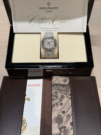 Thumbnail for Patek Philippe Nautilus White Gold Full Factory Diamond Set 5719/10G - 010 - WatchesOff5th