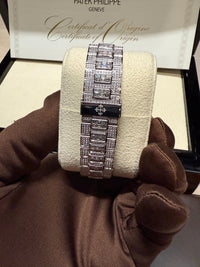 Thumbnail for Patek Philippe Nautilus White Gold Full Factory Diamond Set 5719/10G - 010 - WatchesOff5th