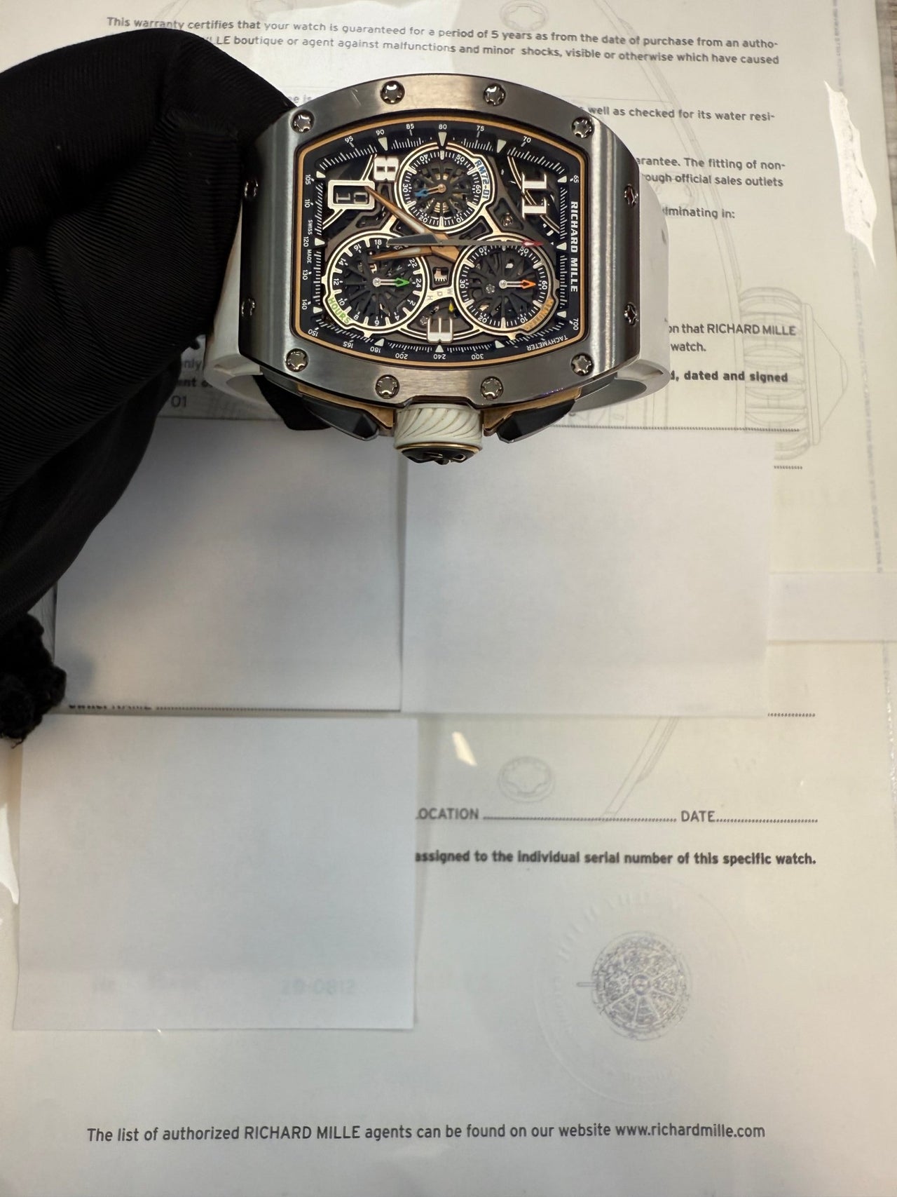 Richard Mille Automatic Winding Lifestyle Flyback Chronograph Titanium Rm 72 - 01 - WatchesOff5thWatch